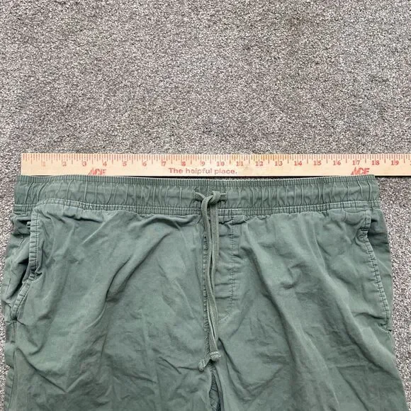 Banana Republic Shorts Adult Large Green Elastic Waist Deck Drawstring Chino Men - Picture 6 of 8